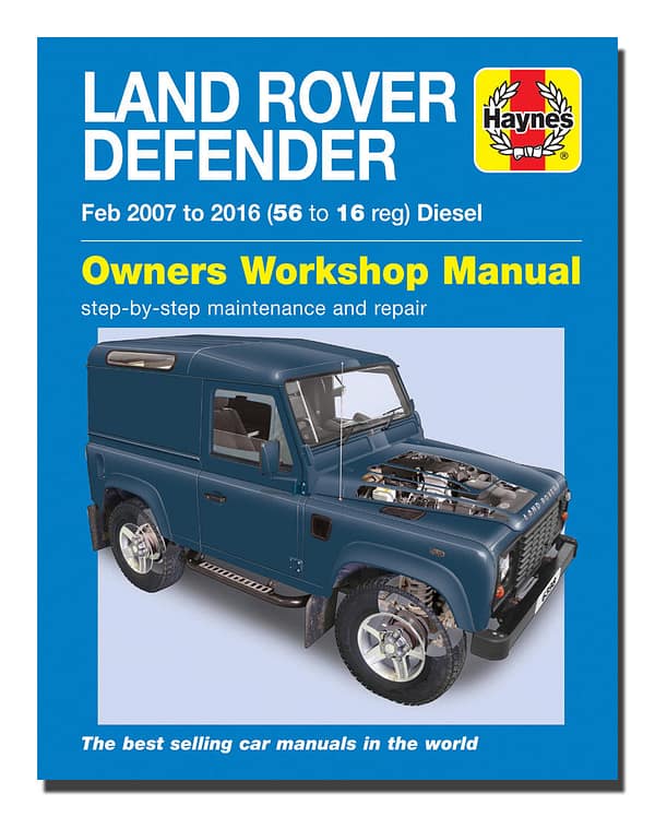 Land Rover Defender, DA3206, Haynes, Workshop Manual, Defender, Diesel