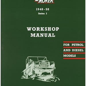 RTC9839C Land Rover Series 1 Workshop Manual