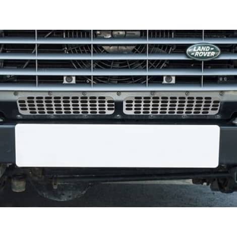 Land Rover Defender, front lower grill, stainless, DA6551