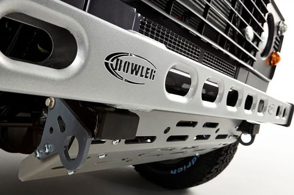 Bowler Light Weight front bumper, Road, DA1371, Land Rover Defender, black